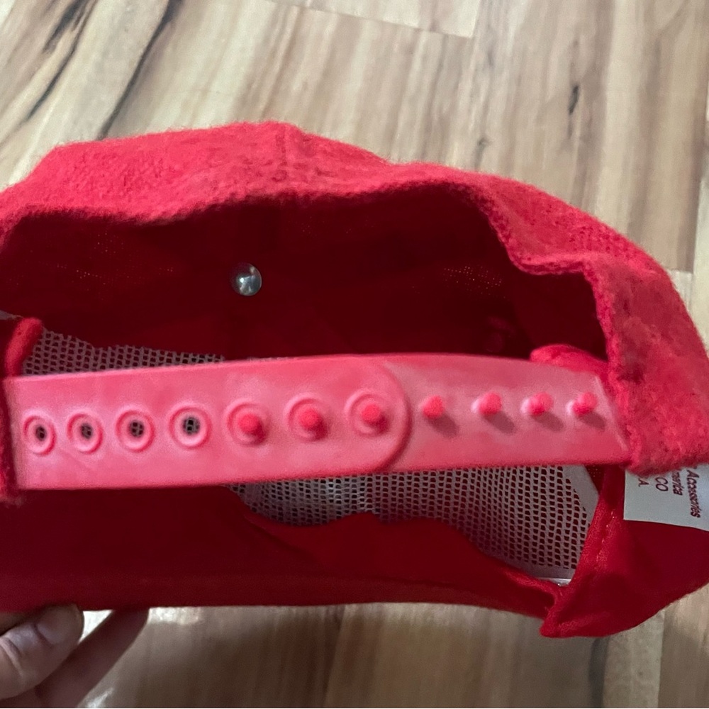 VTG Red Ski Timberline Cap OS - Picture 6 of 7